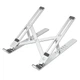 Подставка для ноутбука складная Hoco DH06 folding 6-level adjustment notebook stand. Silver - изображение 1