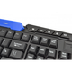 Клавиатура игровая KEYBOARD HK-8100/3253 беспроводная + мышь Черная - изображение 4