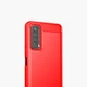 Чохол Lenuo Carbon Fiber для Huawei P Smart 2021 Red - изображение 2