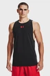 Чоловіча чорна майка UA BASELINE COTTON TANK Under Armour M 1361901-001 - изображение 1