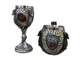 Подарочный набор кружка и чашка Готика 3D Игра Престолов Game Of Thrones Fire And Blood Дом Таргариен 400/200 мл - изображение 1