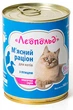 Упаковка вологого корму для котів Леопольд М'ясний раціон із птицею 360 г х 8 шт. (4820185490429-8) - зображення 2