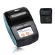 Мобильный термопринтер чеков для смартфона bluetooth Goojprt PT-210, pos принтер + чехол, голубой (100621) - изображение 1