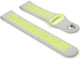 Ремешок Becover Vents Style для Samsung Galaxy (20mm)/Watch 5/Watch 4 40/44mm/Watch 4 Classic 42mm/Watch Active/Active 2 40/44mm/Watch 3 41mm/Gear S2/Classic/Gear Sport Gray-Green (BC_705699) - изображение 2