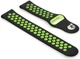 Ремешок Becover Vents Style для Amazfit Stratos (22mm) 1/2/2S/3/GTR 2/GTR 47mm/GTR Lite 47mm/Nexo/Pace/GTR 3 Pro/GTR 4 Black-Green (BC_705811) - изображение 2