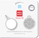 Адресник для собак и котов металлический Collar WAUDOG Smart ID c QR паспортом, рисунок "Геометрия", круг, Д 25 мм (0625-0202) - изображение 4