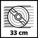 Kosiarka akumulatorowa Einhell GE-CM 18/33 Li 1x4 Ah (3413260) - obraz 11