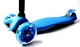 Детский трехколесный самокат Scooter MAXI со светящимися колесами, Blue - изображение 2