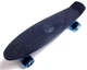 Пенни борд (Penny Board) 22" со светящимися колесами черно-синего цвета, Темно-синий - изображение 1