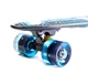 Пенни борд (Penny Board) 22" со светящимися колесами, "Galaxy" - изображение 2