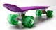 Пенни борд (Penny Board) 22" со светящимися колесами зеленого цвета, Фиолетовый - изображение 4