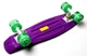 Пенни борд (Penny Board) 22" со светящимися колесами зеленого цвета, Фиолетовый - изображение 5