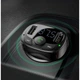 FM-трансмітер модулятор Baseus + АЗУ T-Typed Bluetooth FM Launcher 3,4 A 2USB black (CCTM-01) - зображення 13