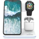 Зарядний пристрій Canyon 3in1 Wireless charger (CNS-WCS302W) - зображення 2