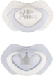Пустушка силіконова симетрична Canpol babies Royal baby 0-6 місяців 2 шт. Блакитна (22/650_blu) - зображення 1