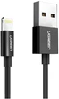 Kabel Ugreen US155 USB-A 2.0 — Lightning MFI 1 m Nickel Plated Black (90402190) - obraz 1