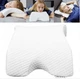 Подушка - туннель для шеи MEMORY FOAM PILLOW Ортопедическая с эффектом памяти Гипоаллергенная Дышащая 3599 Белый - зображення 2
