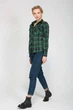 Рубашка с кружевной кокеткой Zefir BARE зеленая S - изображение 2