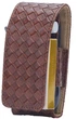 Шкіряний кейс Magic Cover для IQOS 3.0 / 2.4 Plus (з плетінням) Brown (12396) - зображення 1