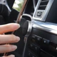 Автомобильный держатель для мобильных устройств BOROFONE BH7 Plane magnetic in-car holder Silver - изображение 3