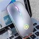 Мышь беспроводная SKY (A2) Silver, аккумулятор, RGB - изображение 4