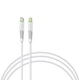 Дата кабель USB Type-C to Lightning 18W 1,2m CBFLEXTL1 white Intaleo (1283126504099) - изображение 1