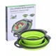Дуршлаг силиконовый складной большой + маленький Collapsible filter baskets корзина для слива - изображение 7