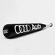 Бита с маркой авто Audi Shop Monkeys Черная с белой рукояткой (BB-Audi-1000) - изображение 1