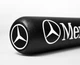 Бита с маркой авто Mercedes-Benz Shop Monkeys Черная с белой рукояткой (BB-Mercedes-Benz-1006) - изображение 2