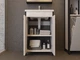 Тумба JUVENTA Brooklyn Br-65 серая с умывальником Soft-65 - изображение 6