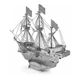 Металлический 3D-пазл конструктор AiPin Галеон Golden Hind - изображение 2
