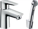 Смеситель для раковины HANSGROHE Talis E Bidette Set 71729000 с гигиеническим душем , донный клапан Push-Open - изображение 1