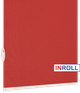 Ролета тканевая INROLL Есо-Mini 107,5х165 см Len Красный 888 - изображение 4