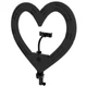 Кольцевая лампа Black Heart, d-18, 48 см - изображение 3