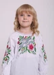 Детская вышиванка для Девочек Vyshyvanka 4342 Белая 122 - изображение 3