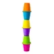 Тактильная игрушка Fat Brain Toys Suction Kupz Мягкие чашки 6 шт. (F183ML) - изображение 3