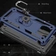Чехол Epik Serge Ring for Magnet ударопрочный для Xiaomi Poco X3 NFC / Poco X3 Pro Темно-синий - изображение 6