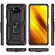 Чехол Epik Serge Ring for Magnet ударопрочный для Xiaomi Poco X3 NFC / Poco X3 Pro Черный - изображение 2