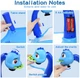 Детский мольберт проектор Art Kit для рисования со слайдами 3 в 1 Projector Painting столик для рисования по проекциям + фломастеры альбом Blue - изображение 5