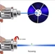 Мощный лазер с насадками 50000mw Blue Laser (синий лазер) (1002628-Silver-0) - изображение 5