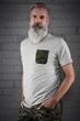 Футболка Helly Hansen Kensington T-Shirt - 79246 (Grey Melange Camo; M) - изображение 6