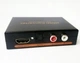 HDMI в SPDIF toslink преобразователь конвертер Extractor цифрового аудио звука в оптический и цифро-аналоговый преобразователь на 2 RCA тюльпани digital audio( AY60 ) - изображение 3