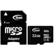 Карта пам'яті MicroSDHC 32GB UHS-I Class 10 Team Black + SD-adapter (TUSDH32GCL10U03) - зображення 1
