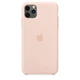 Чехол Silicone Сase для Iphone 11 Pro Max бампер накладка Pink Sand - изображение 2