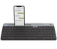 Бездротова клавіатура Logitech K580 Slim Multi-Device Wireless (920-009275) Graphite USB/Bluetooth - зображення 4
