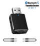 Адаптер Bluetooth 5.0 HQ-Tech ZF-169 Plus, USB Power, A2DP+AVRCP, DC3.5, LED, коробка - зображення 1
