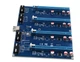 Хаб Ewell PCI-E 1x to 4 Port 16x Hub Riser Card (EW342) - зображення 5