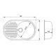 Кухонная мойка Lidz 780x500/200 BLA-03 (LIDZBLA03780500200) - изображение 11