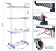 Сложная многофункциональная сушилка для белья 3 Tiers Garment Rack Белая - изображение 8