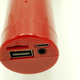 Мікрофон для караоке WS-1816 з динаміком та кольоромузикою AUX Ukc Червоний + USB кабель - зображення 3